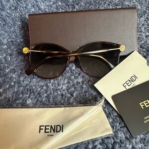 Fendi Women's Black Sunglasses